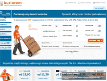 Tablet Screenshot of kurierem.pl